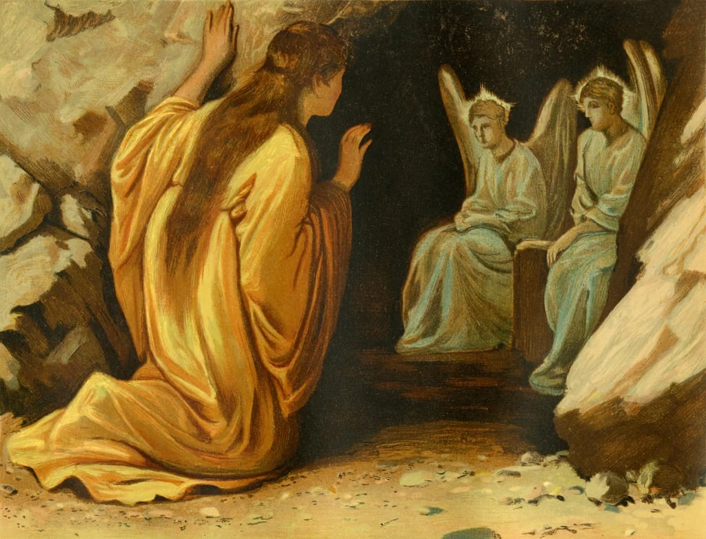Maria Maddalena presso la tomba di Gesù